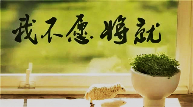 “別湊合啦，將就君！”